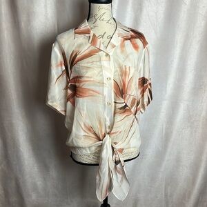 Per Se by Carlisle size 8 Silk Blouse